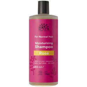 Urtekram_champu_hidratante_rosa_cabello_mormal_500_ml