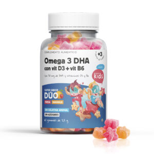 Gummies Omega 3 DHA con vit D3+ vit B6 x 60 gummies, Herbora