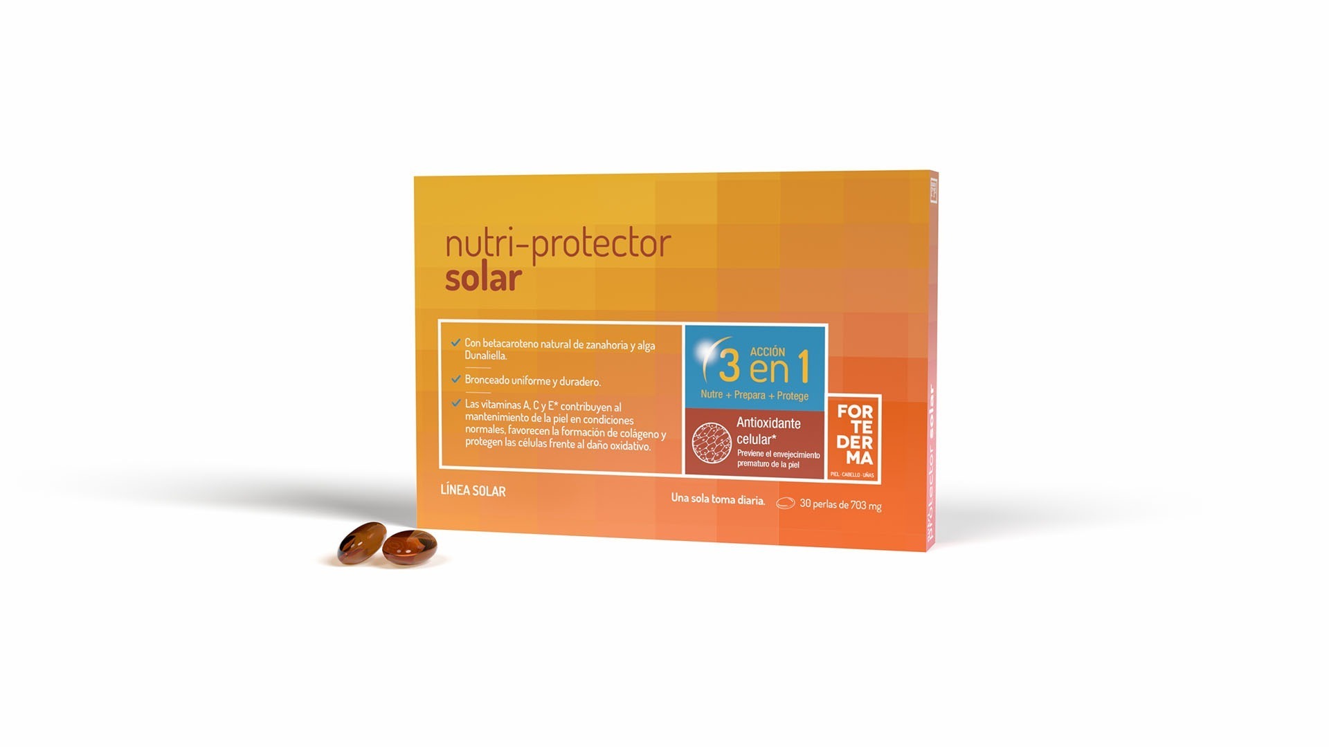 Nutri-protector solar de 30 perlas, Herbora