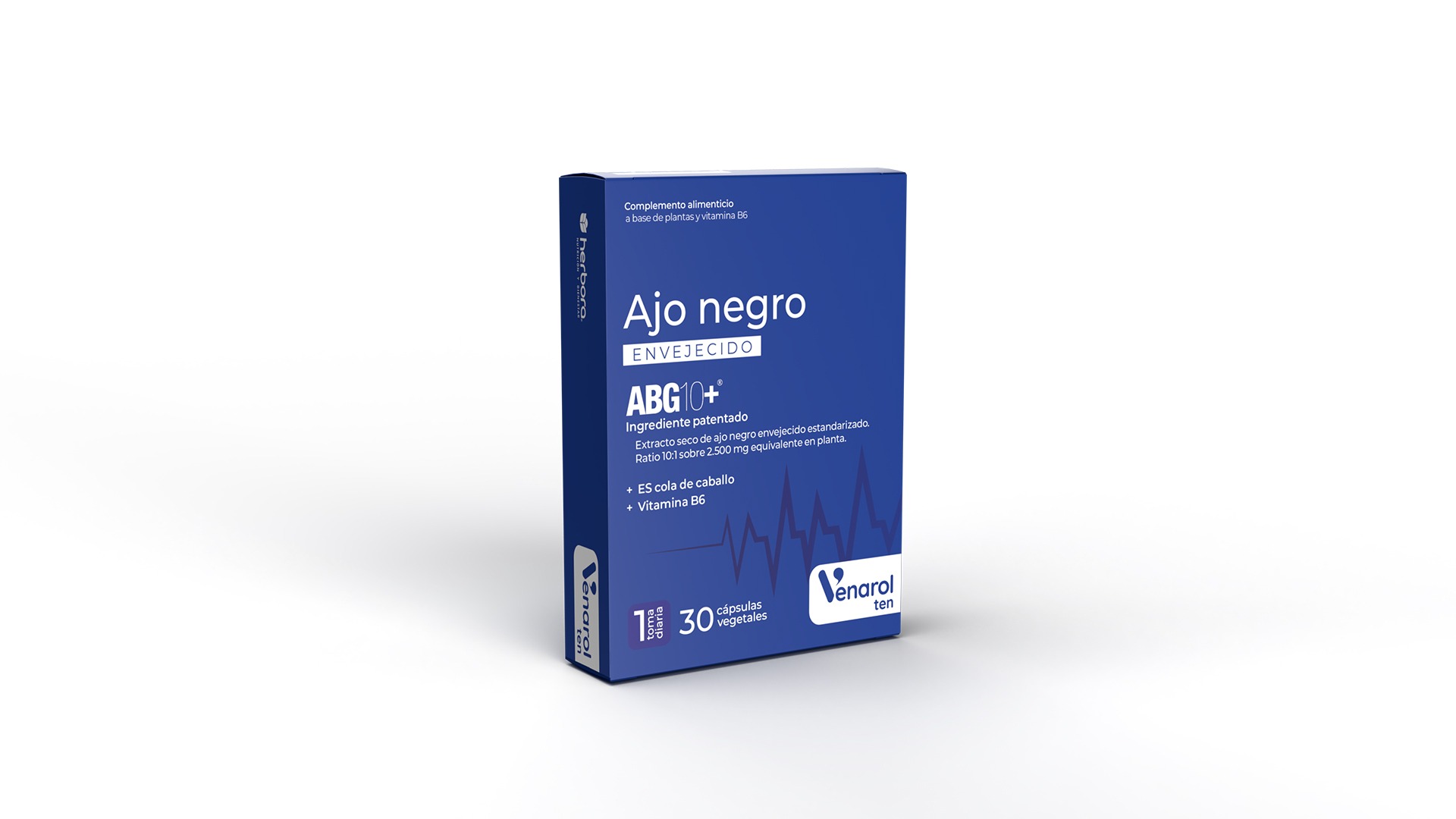 Ajo Negro Envejecido de 30 Cápsulas, Herbora