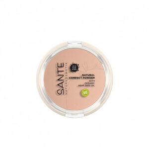 Polvo compacto natural 01 Cool Ivory, Sante
