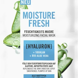 Mascarilla Fresh Hidratación Ácido Hialurónico & Aloe Vera Bio 2x4 ml, Sante