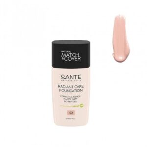 Maquillaje Fluido Radiant Care 02 Rose Linen, Sante