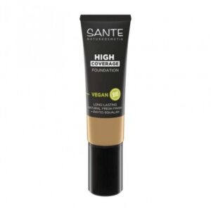 Maquillaje Fluido Alta Cobertura 04 Cool Beige, Sante