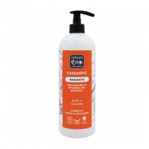 Champú radiante naranja Bio & proteina guisante de 740ml, NaturaBIO Cosmetics