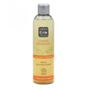 Champú natural Reparador aguacate y ginkgo Bio de 250ml, NaturaBIO Cosmetics