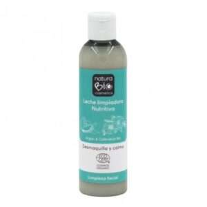 Leche limpiadora nutritiva argan y caléndula & argan Bio de 200ml, NaturaBIO Cosmetics
