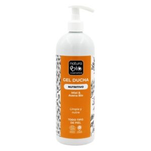 Gel de ducha Nutritivo miel y avena Bio de 740ml, NaturaBIO Cosmetics