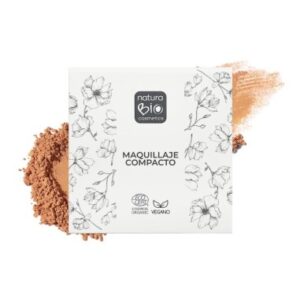 Maquillaje polvo compacto 03 Terracota La Bisbal, NaturaBIO Cosmetics