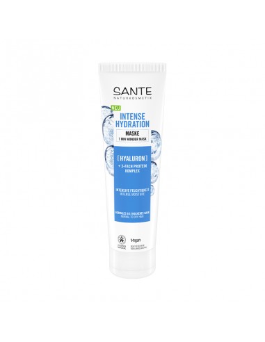 Mascarilla Capilar 1 minuto Hidratación Intensa Hialurónico, Sante