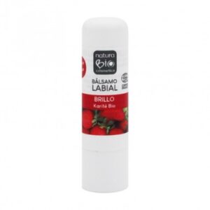 Bálsamo labial brillo karite fresa, NaturaBIO Cosmetics