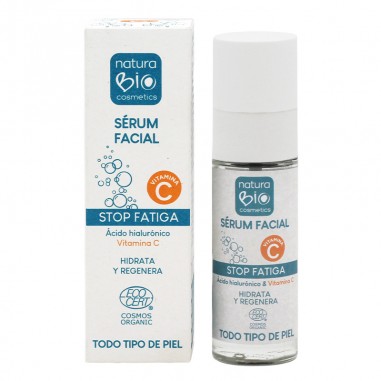 Sérum facial Stop Fatiga vitamina C de 30ml, NaturaBIO Cosmetics