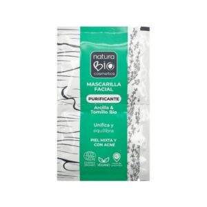 Mascarilla facial Purificante Arcilla & Tomillo, NaturaBIO Cosmetics