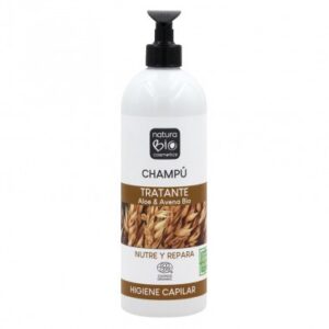 Champú natural Tratante aloe vera y avena de 740ml, NaturaBIO Cosmetics