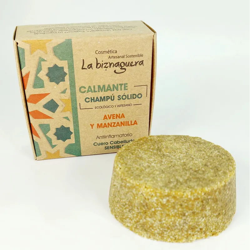 Champu Solido Avena Y Manzanilla La Biznaguera