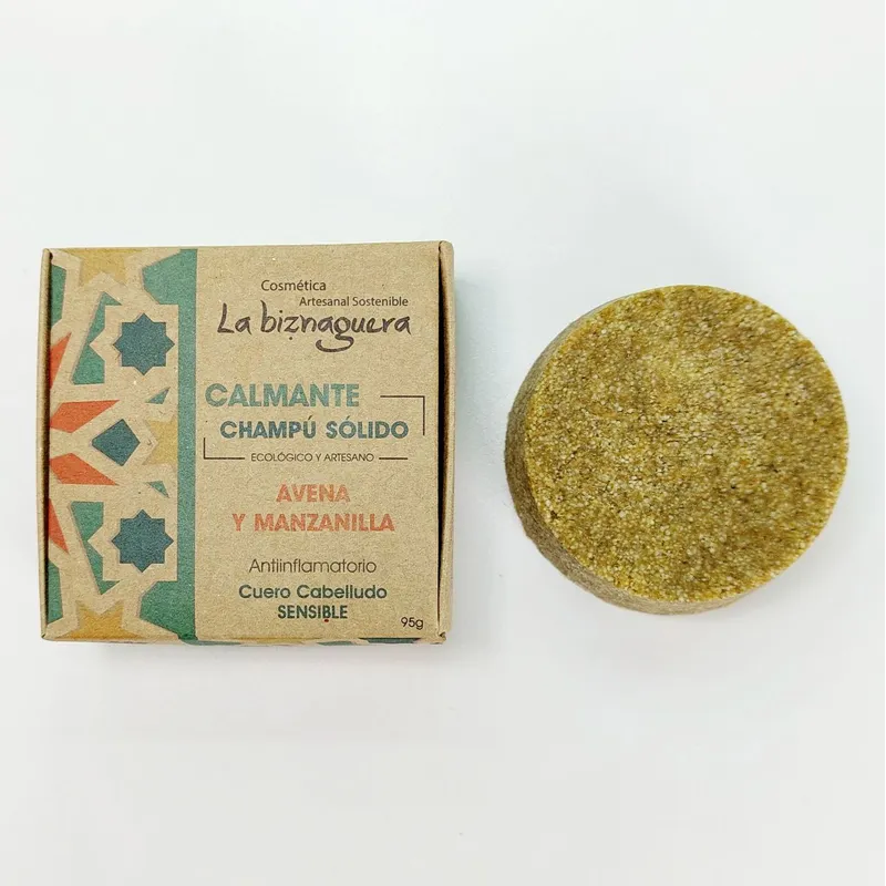 Champu Solido Avena Y Manzanilla La Biznaguera