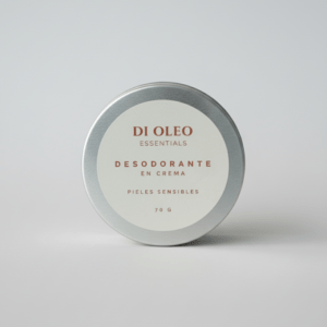 Desodorante Natural en Crema sin bicarbonato Pieles Sensibles, Di Oleo