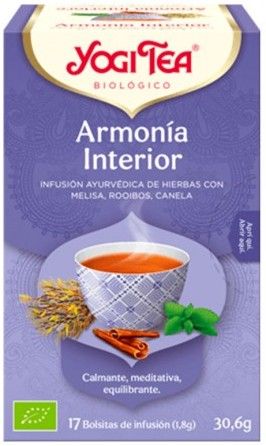 Infusión Armonía Interior 17 filtros, Yogi Tea