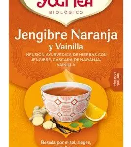Infusión Jengibre Naranja y Vainilla 17 filtros, Yogi Tea