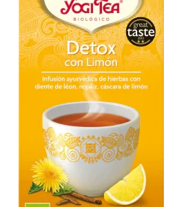 Infusión Detox con limón 17 filtros, Yogi Tea