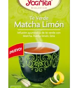 Infusión Té Verde Macha Limón 17 filtros, Yogi Tea