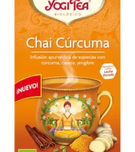 Infusión Chai Cúrcuma 17 filtros, Yogi Tea