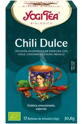 Infusión Chili Dulce 17 filtros, Yogi Tea