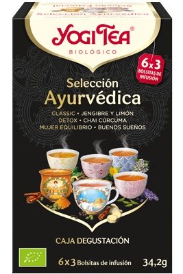 Infusión Selección Ayurvédica 17 filtros, Yogi Tea