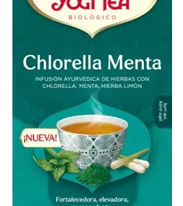 Infusión Chlorella Menta 17 filtros, Yogi Tea
