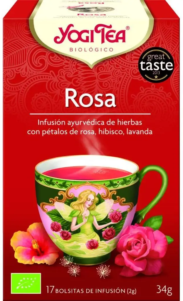 Infusión Rosa 17 filtros, Yogi Tea